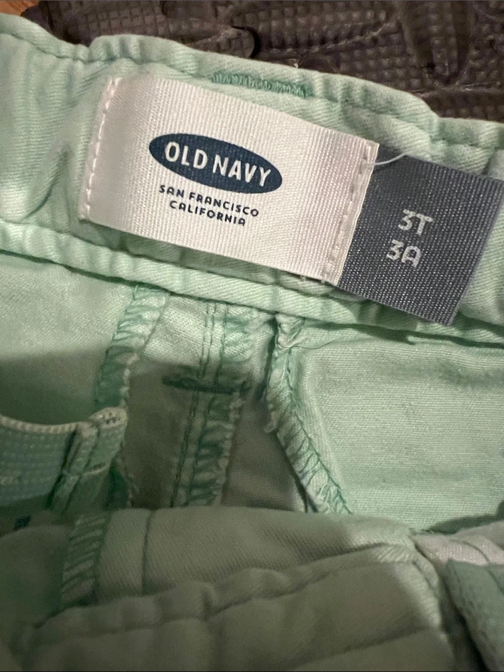 Old Navy Light Mint Chino Shorts for Kids